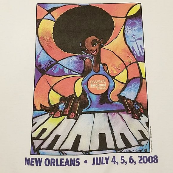 2008 New Orleans Essence Music Festival T Shirt 3XL Rare Rap R&B Hip Hop Tee - Picture 2 of 12